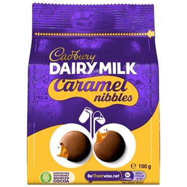 Cadbury Caramel Nibbles 100g Pouch