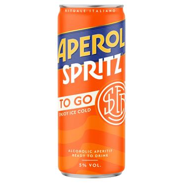 Aperol Spritz To Go Alcoholic Aperitif 250ml Can