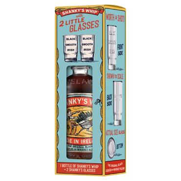 Shankys Whip 350ml Two Glass Gift Pack