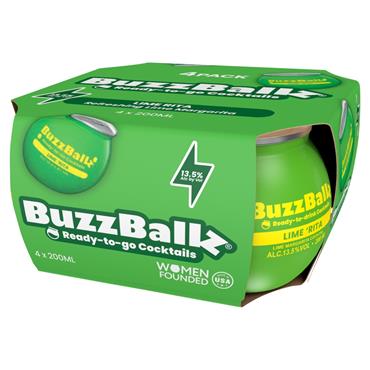 Buzz Ballz Lime Rita 4 x 200ml