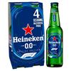 Heineken 0.0 4 x 330ml Bottles