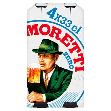 Birra Moretti 0.0 330ml 4 Pack Bottle