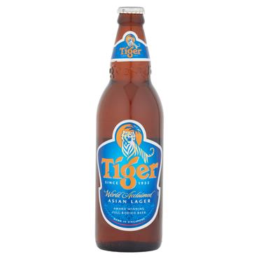 Tiger Lager Beer 500ml Bottle