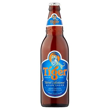 Tiger Lager Beer 500ml Bottle