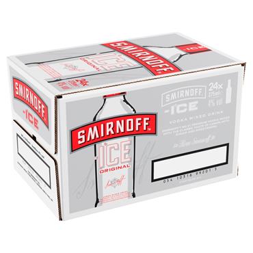 Smirnoff Ice Original Vodka 24 x 275ml Case Deal