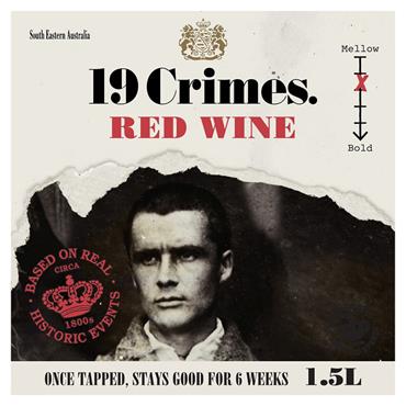 19 Crimes Red Blend 1.5 Litre Bag-in-Box