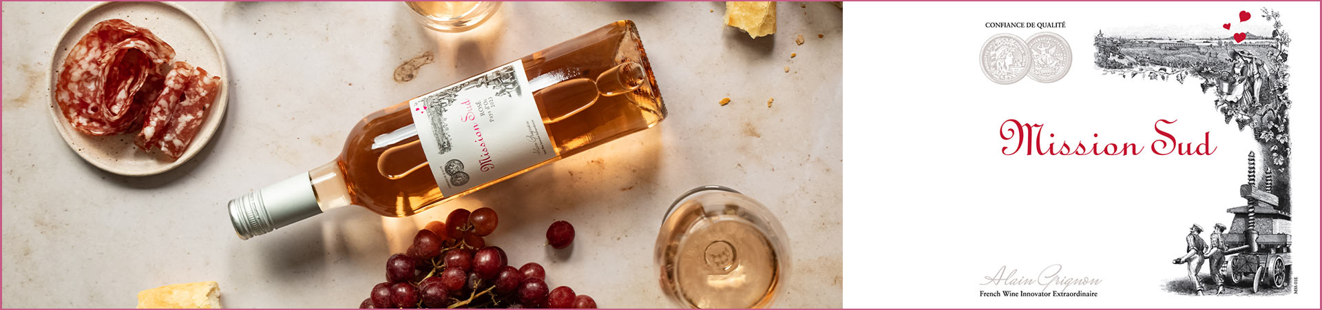 Mission Sud Rosé Wine Exclusive to Carry Out Off Licence