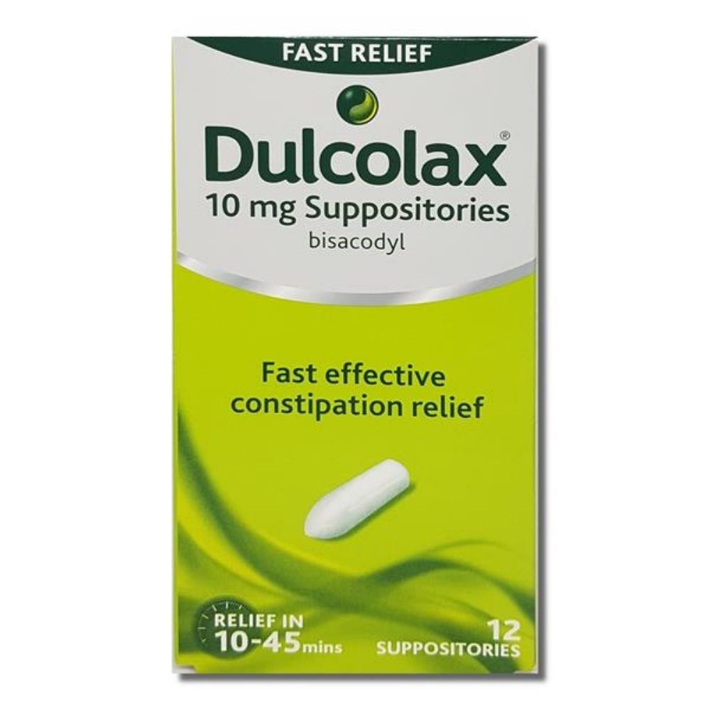 DULCOLAX 10MG SUPPOSITORIES 12 PACK