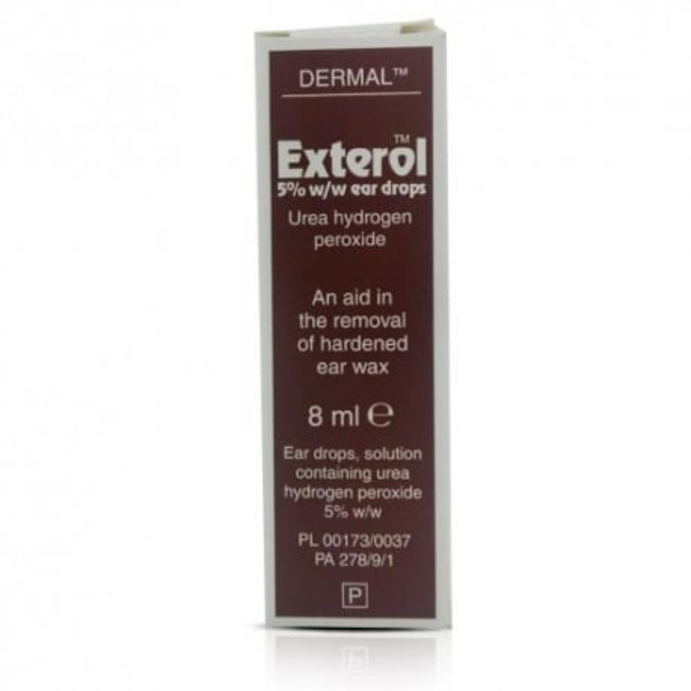EXTEROL 5 EAR DROPS SOLUTION 8ML