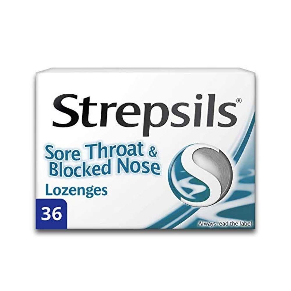 STREPSILS SORE THROAT BLOCKED NOSE LOZ 36 LOZ
