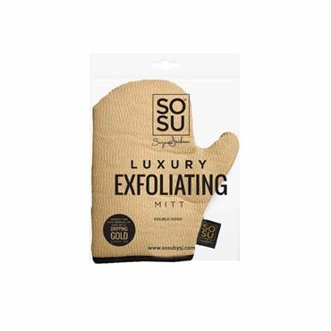 SOSU DRIPPING GOLD LUXURY EXFOLIATING MITT
