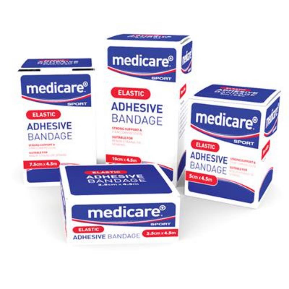 MEDICARE ELASTIC ADHESIVE SUPPORT BANDAGE 7.5CM X 4.5M