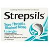 STREPSILS SORE THROAT & BLOCKED NOSE LOZENGES