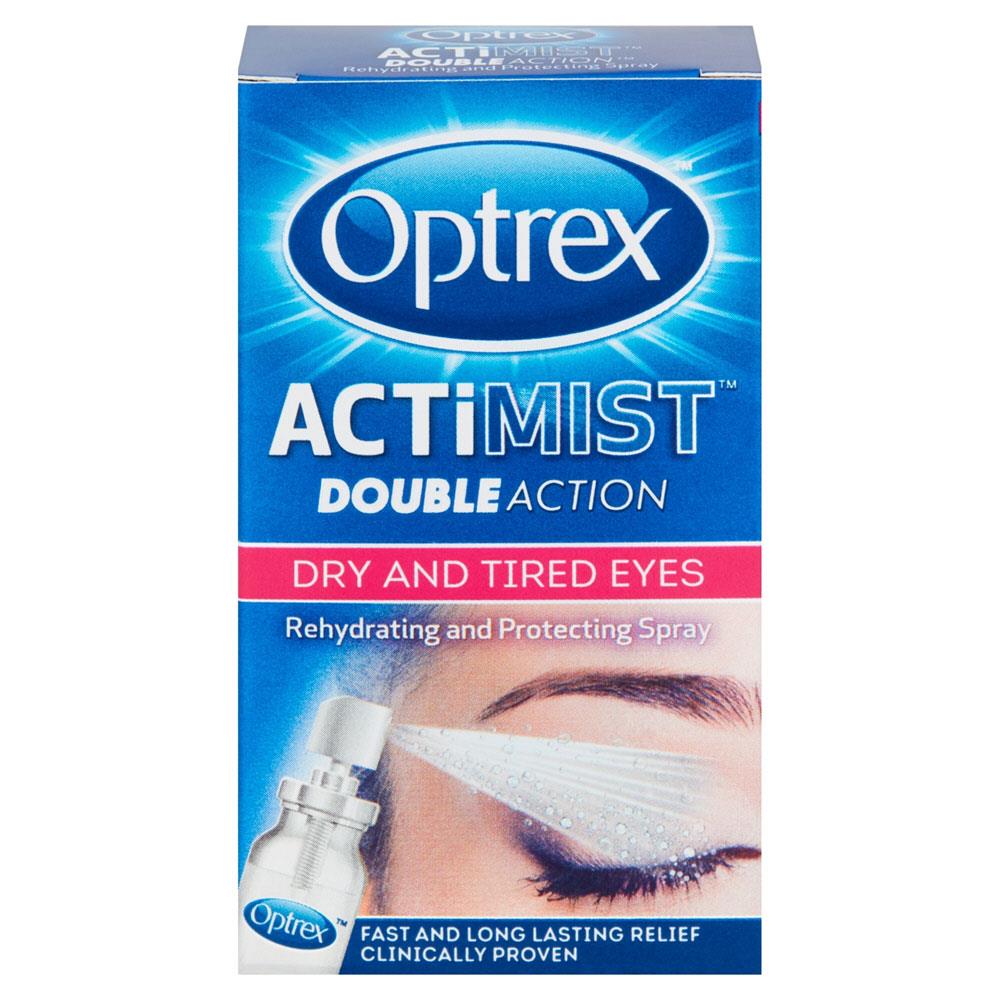 OPTREX ACTIMIST DOUBLE ACTION DRY AND TIRED EYES SPRAY 10ML