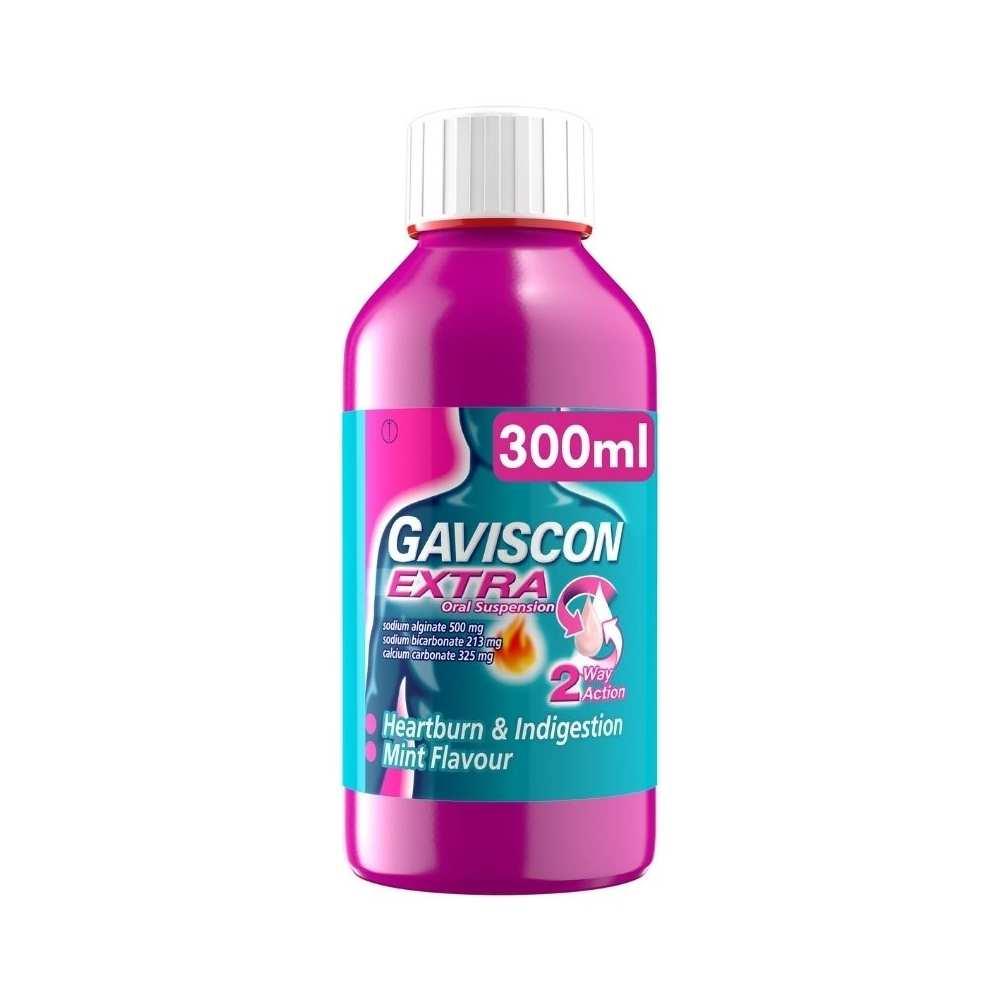 GAVISCON EXTRA ORAL SUSPENSION 300MLGAVISCON EXTRA ORAL SUSPENSION 300ML