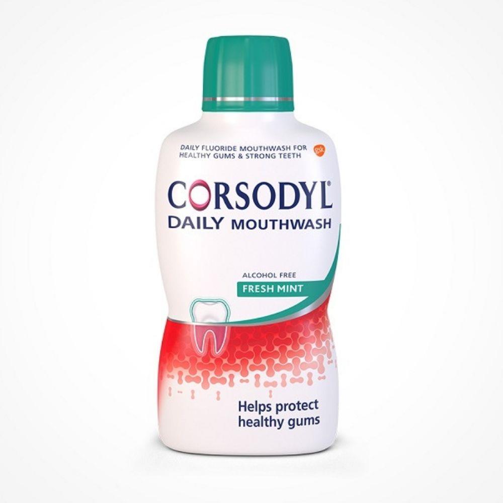 CORSODYL DAILY MOUTHWASH FRESH MINT 500ML