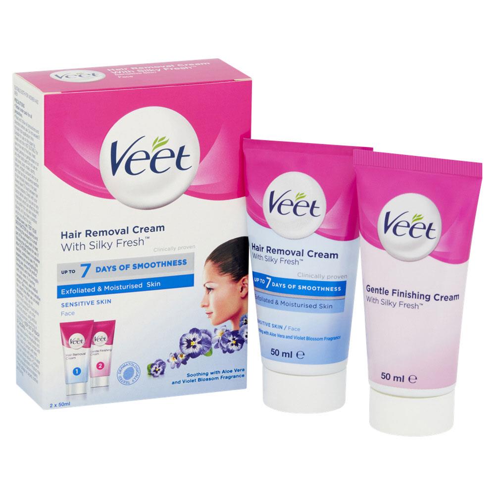 VEET FACE HAIR REMOVAL KIT SENSITIVE