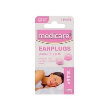 MEDICARE EAR PLUGS WAX COTTON