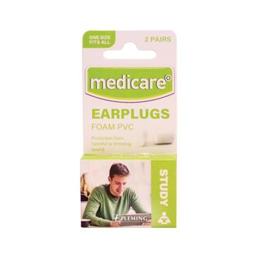 MEDICARE EAR PLUGS FOAM PVC