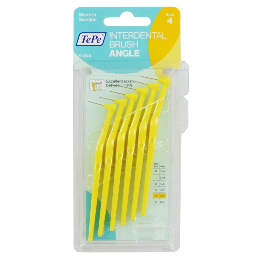 TEPE ANGLE INTERDENTAL BRUSH YELLOW