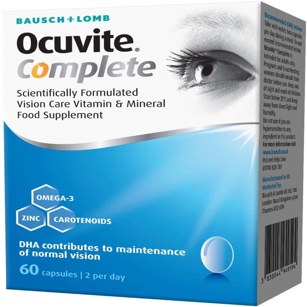 OCUVITE COMPLETE 60 CAPSULES SCIENTIFICALLY FORMULATED