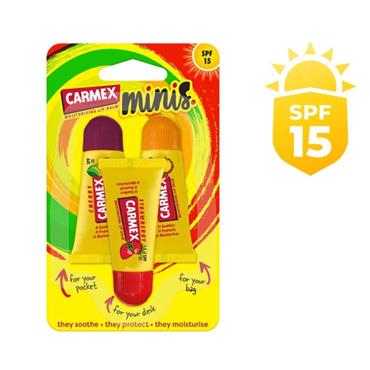 Carmex Mini's 3 Tubes