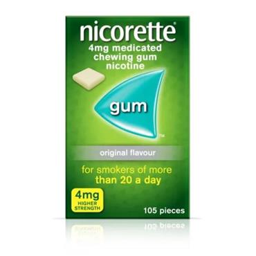 Nicorette Gum 4mg Original 105pc