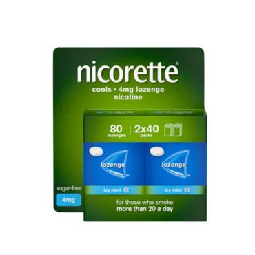 Nicorette Lozenge 4mg Cools 80's