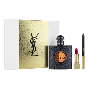 YSL Black Opium 50ml Edp + Mini Lipstick + Liner 
