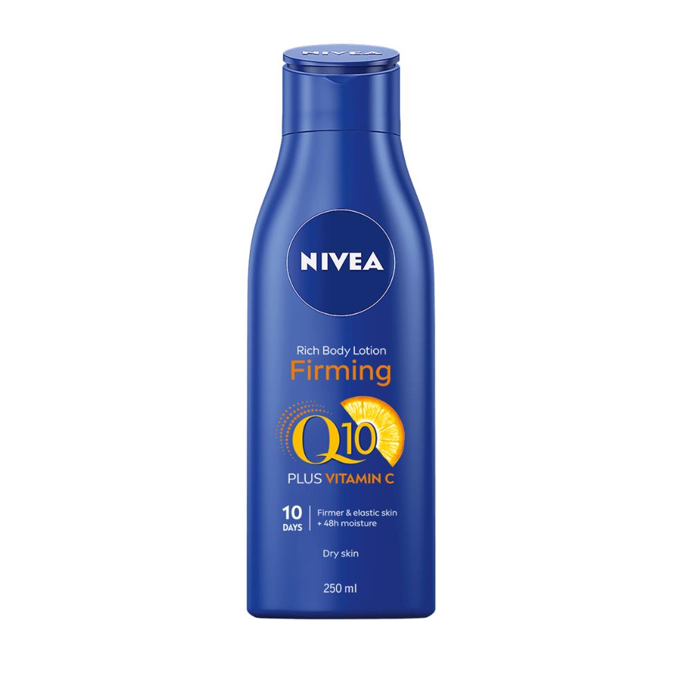 Nivea firming rich body lotion Q10 plus vitamin c 250ml Always There