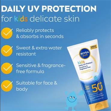 Nivea Sun Kids Daily Uv Protect Spf 50+ 100ml