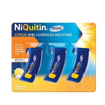 NiQuitn Mini 4mg Citrus Lozenges 60's