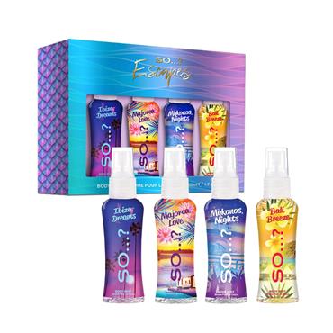 So Escapes Mini Mist 4x50ml