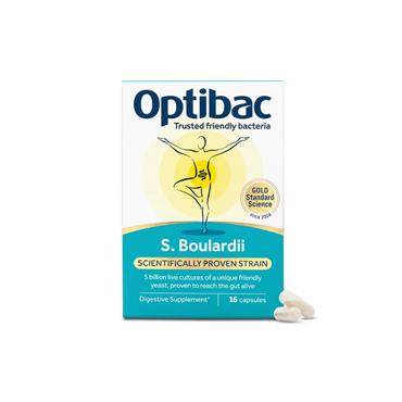 Optibac Probiotics Saccharomyces Boulardii 16 Caps