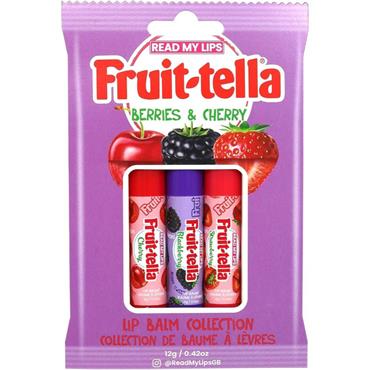Read My Lips Fruit-Tella Berries & Cherries Trio Lip Balm