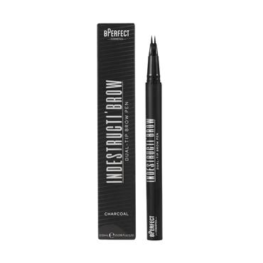 BPerfect Cosmetics Indestructi'Brow Dual-tip Brow Pen - Charcoal