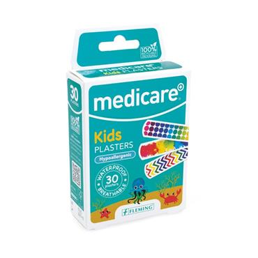 Medicare Kids Plasters (Bright) 30's