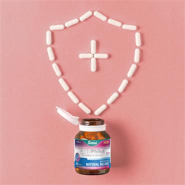 Sona AcidoPhilus Complete - Gastro Resistant + Micro Encapsulated Probiotic Capsules 60 Capsules