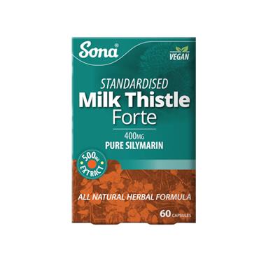 Sona Standardised Milk Thistle Forte 60 Caps