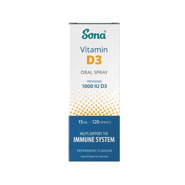 Sona Vitamin D3 Oral Spray 120 Sprays