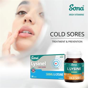 Sona Lysinel 5 Day Course - Lysine for Cold Sores 