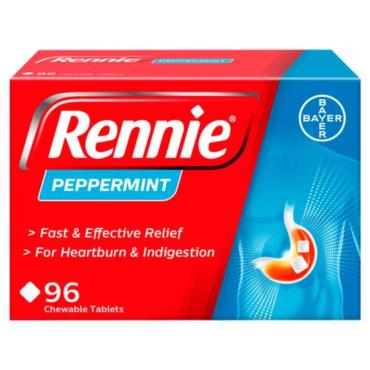 Rennie Peppermint 96pk