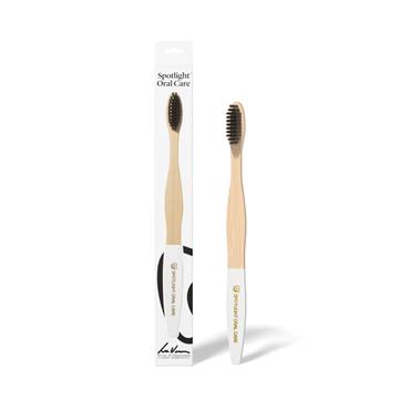 Spotlight Oral Care Bamboo Toothbrush in White Single Pack