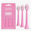 Spotlight Oral Care Sonic  Toothbrush Replacement Heads in Pink