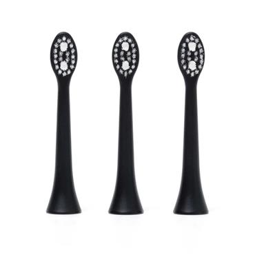 Spotlight Oral Care Sonic Toothbrush Replacement Heads in Black