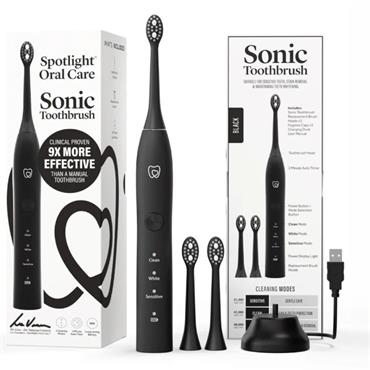Spotlight Oral Care Sonic Toothbrush Black