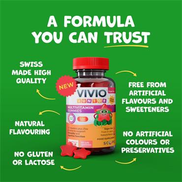 Vivio Junior Multivitamin Gummies 60 PK