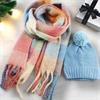 Jenny Glow Hat & Scarf Set Light Blue Pastel