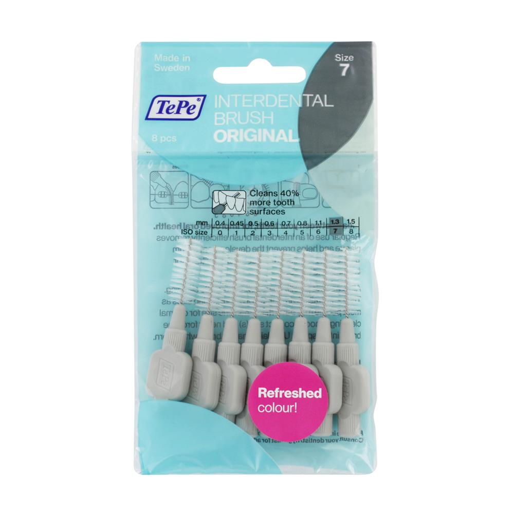 TePe Interdental Brushes Original Grey 1.3 mm Always There Pharmacy