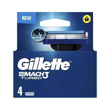 GILLETTE MACH 3 TURBO BLADES 4s